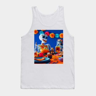 Day of the Dead Altar Marigolds Tank Top